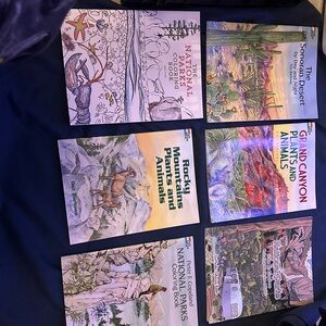 Set of Nature Coloring Books
